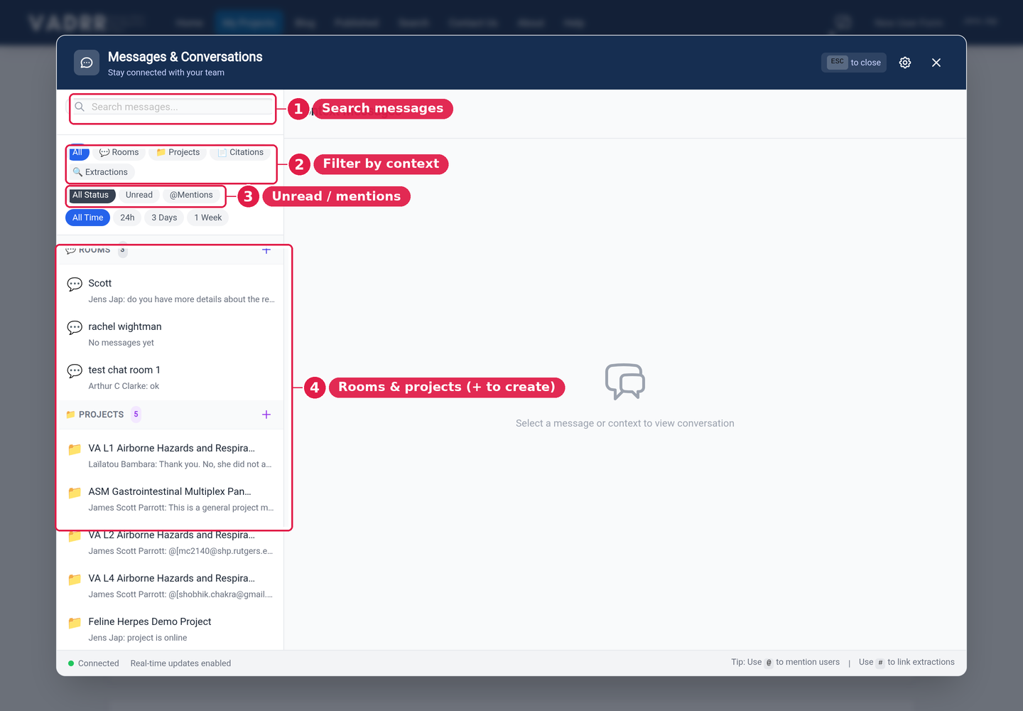 The unified message inbox